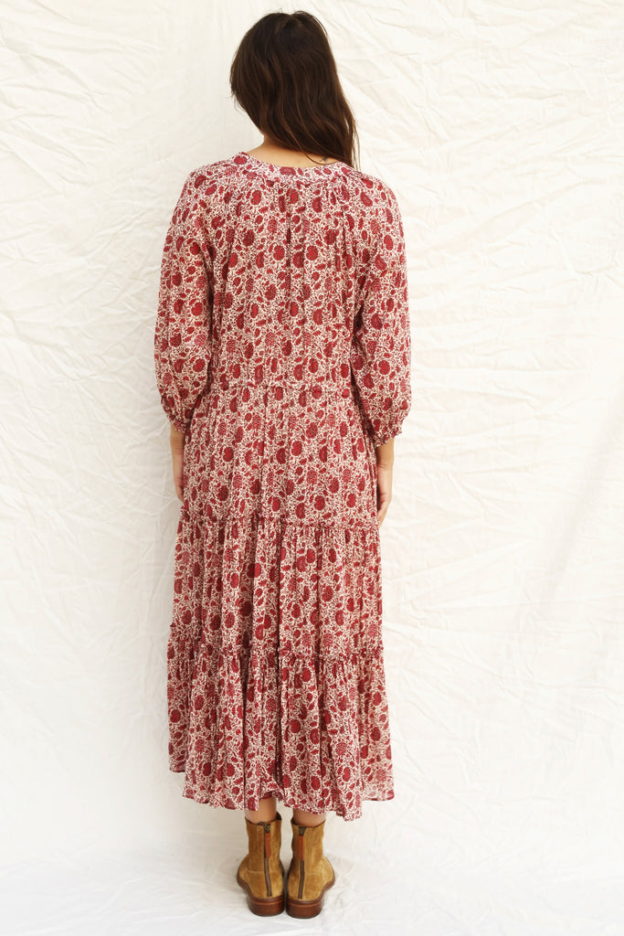 dos-imprime-robe-floral-coton-evasee