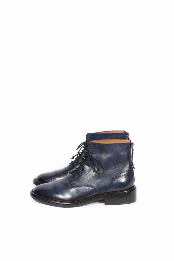 cuir-italien-bleu-boots-confortable-lacets