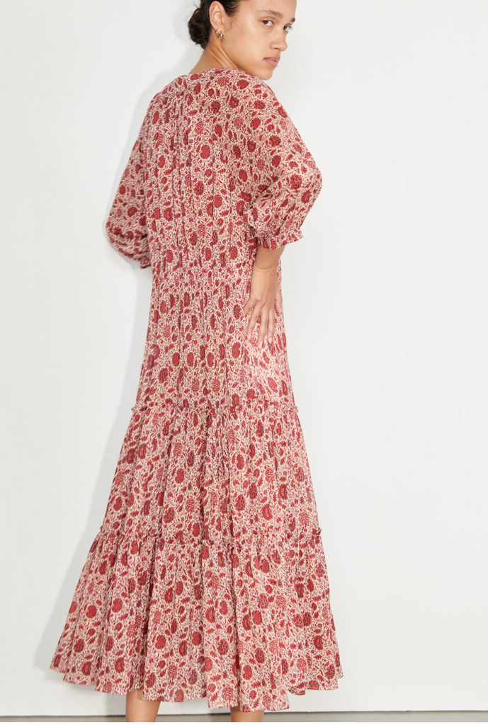 evasee-robe-coton-imprime-floral